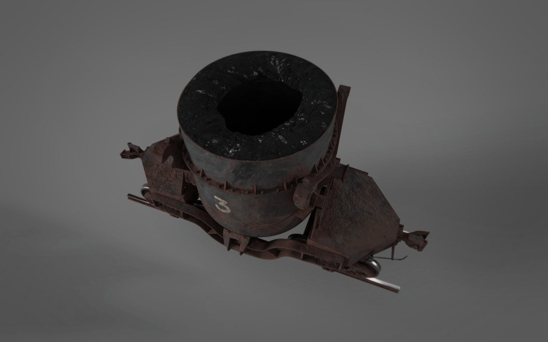 Ladle Car 3D model_5