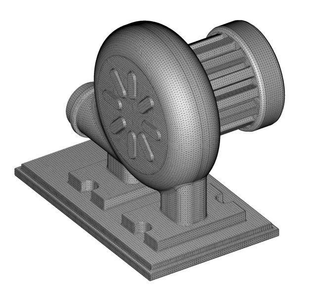 Electric Air Blower 3D print model_3