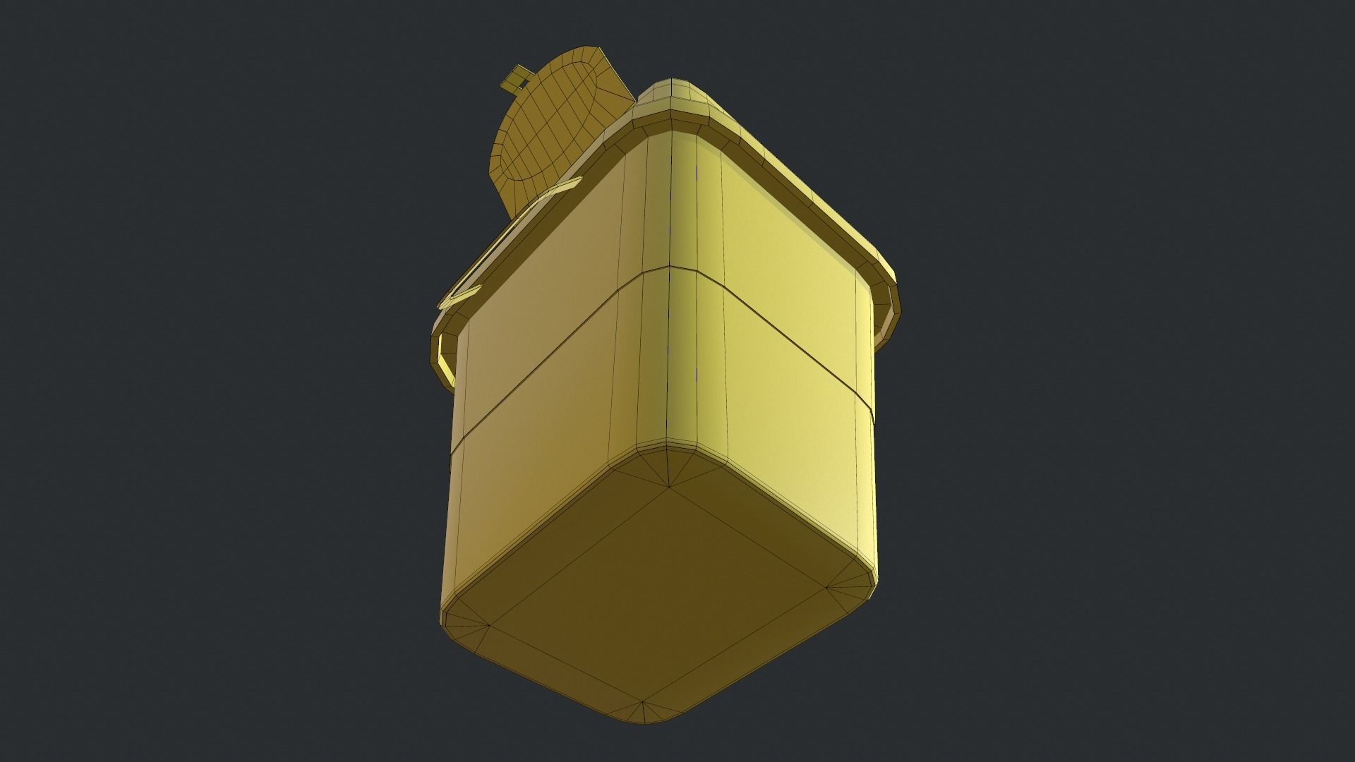 Sharps bin Low-poly 3D model_4