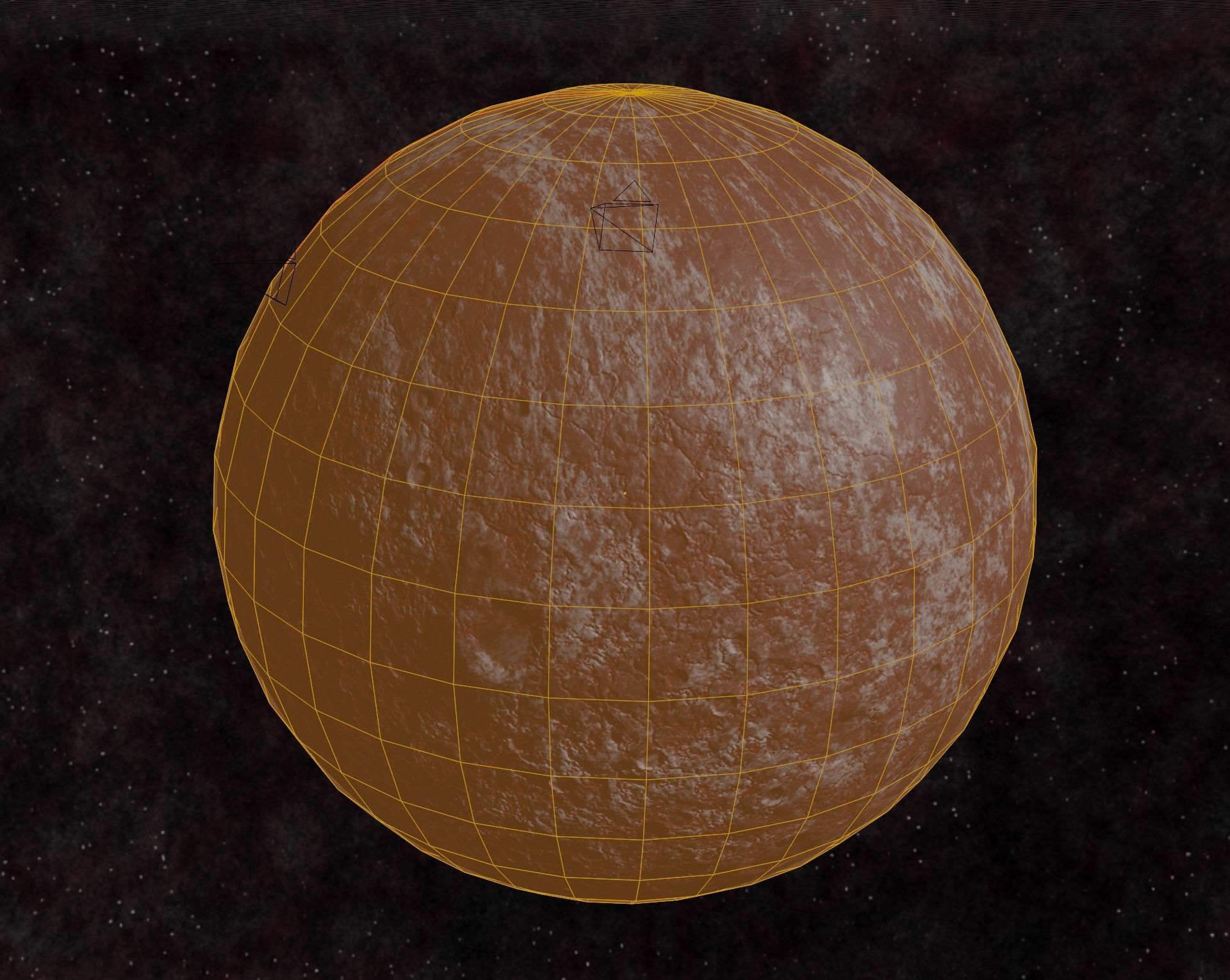rocky planet 002-alfa Low-poly 3D model_10