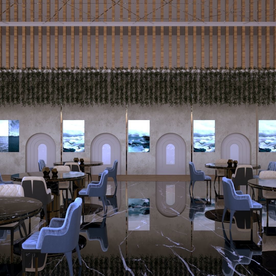 Interior - Restaurant - 240322 3D model_2