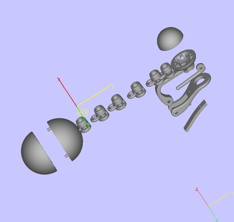 Earrings ready for 3d print 3D print model_2