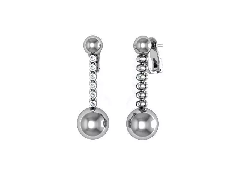 Earrings ready for 3d print 3D print model_0