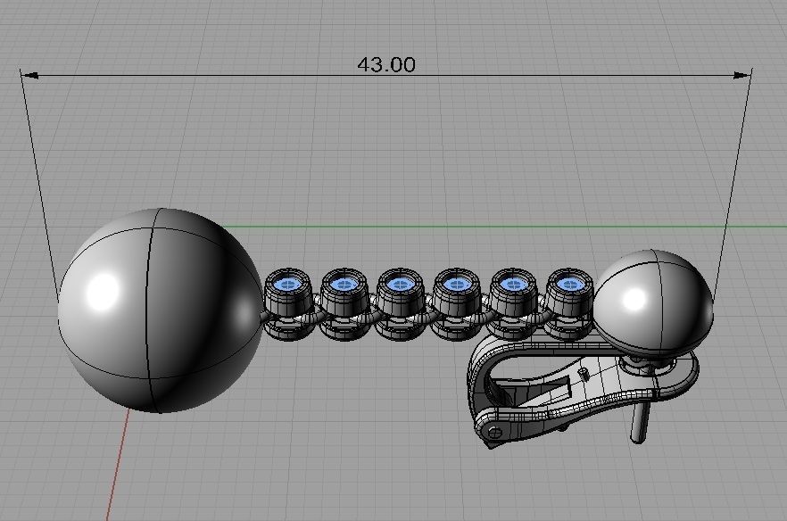 Earrings ready for 3d print 3D print model_3