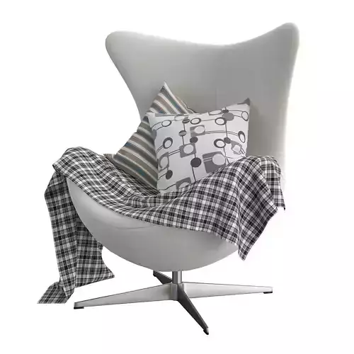 Arne Jacobsen Egg Chair 3d model