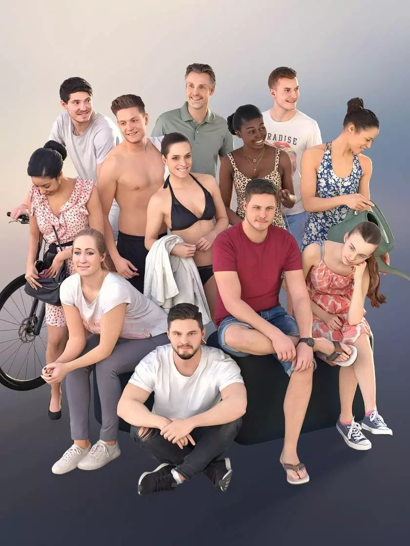 1013 - Summer Bundle 3D Model Collection_0