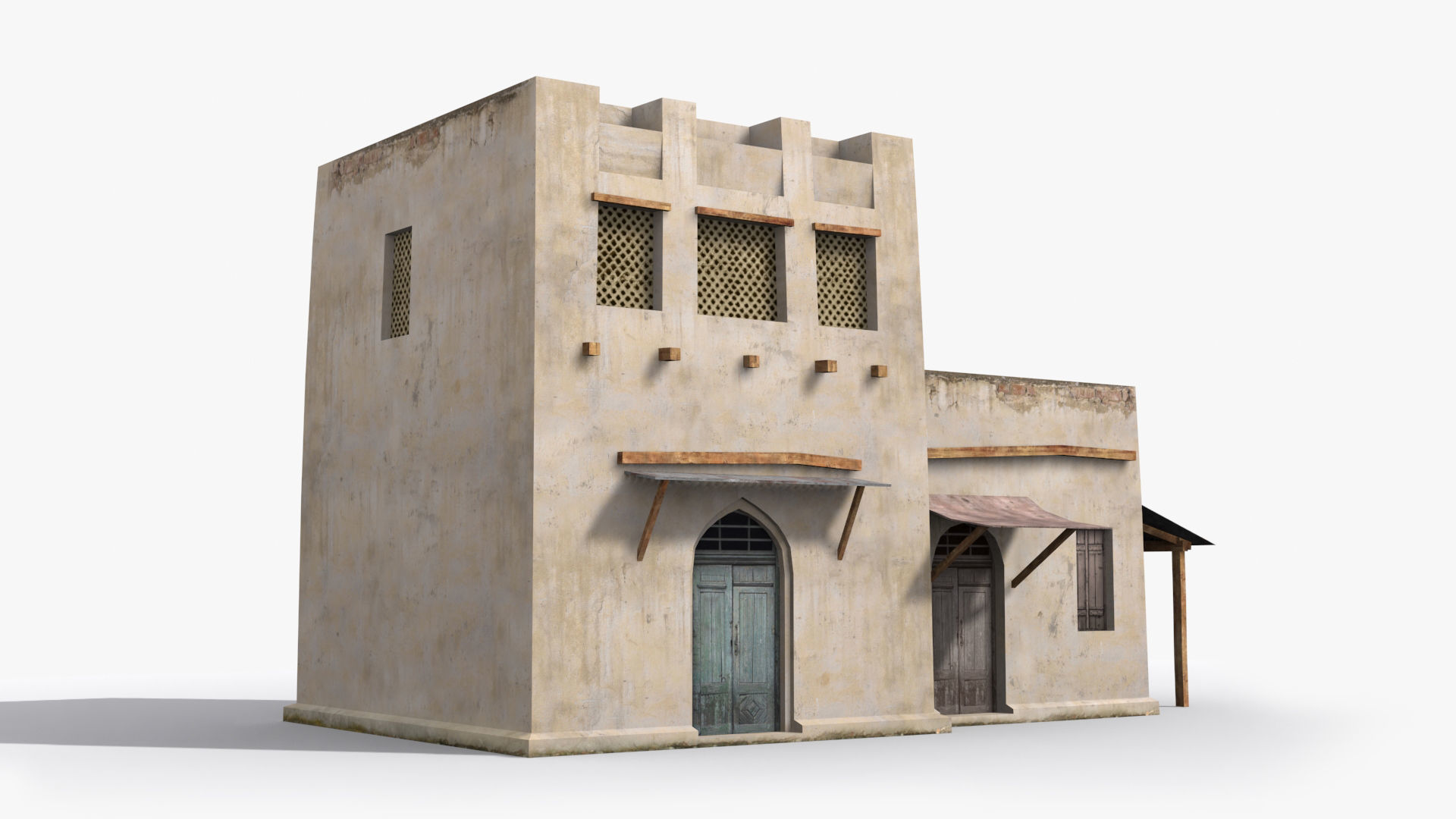 Arab xx1 Low-poly 3D model_2