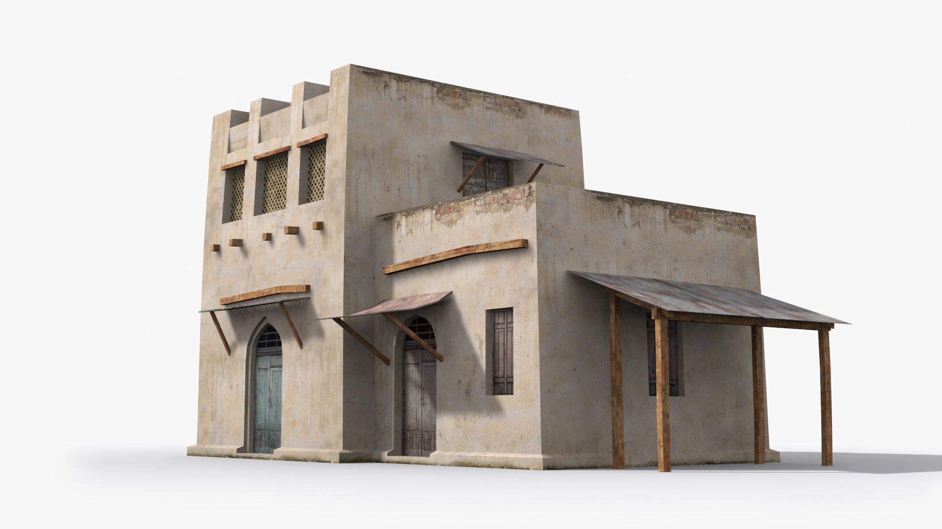 Arab xx1 Low-poly 3D model_4