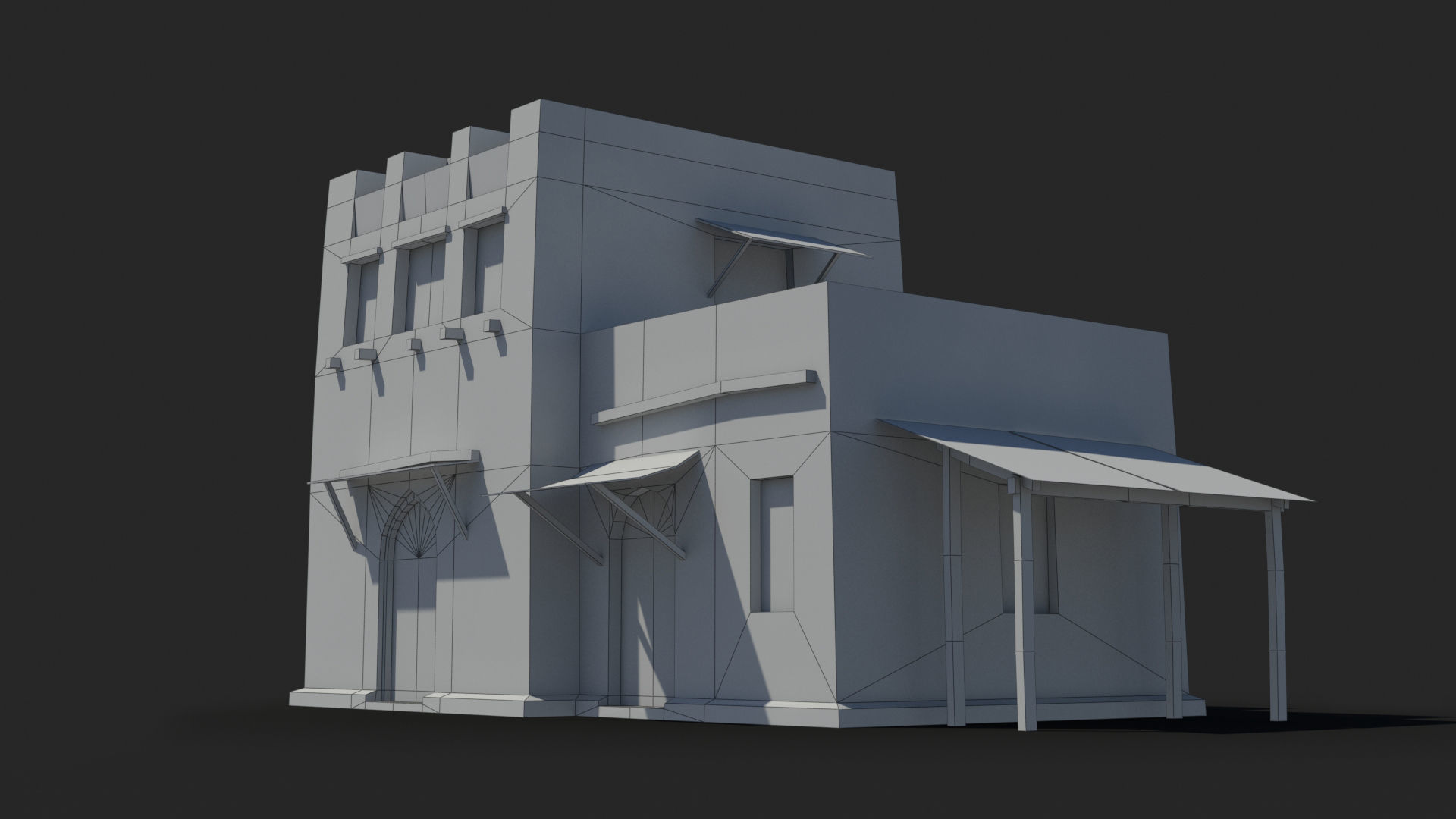 Arab xx1 Low-poly 3D model_9