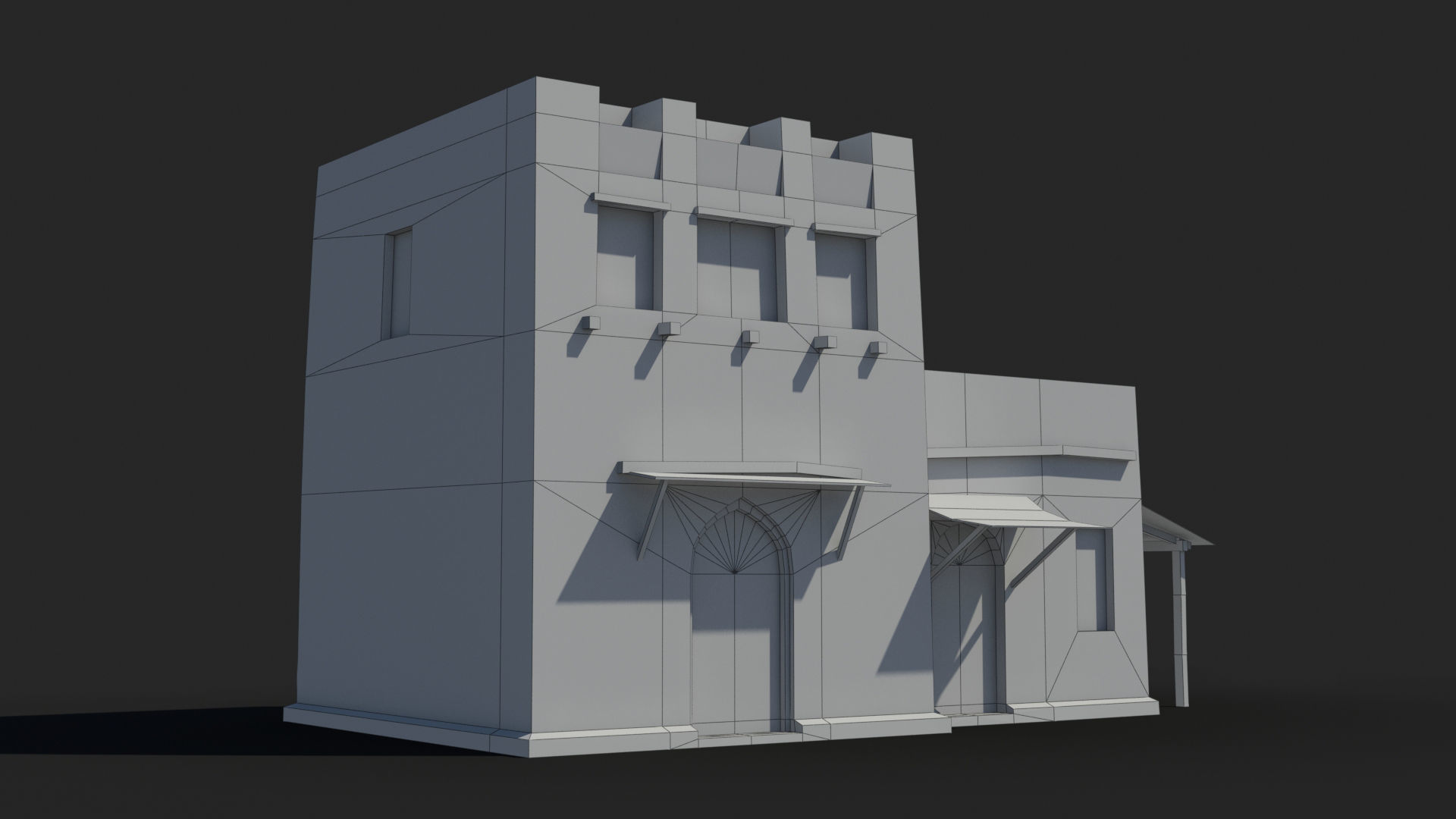 Arab xx1 Low-poly 3D model_7