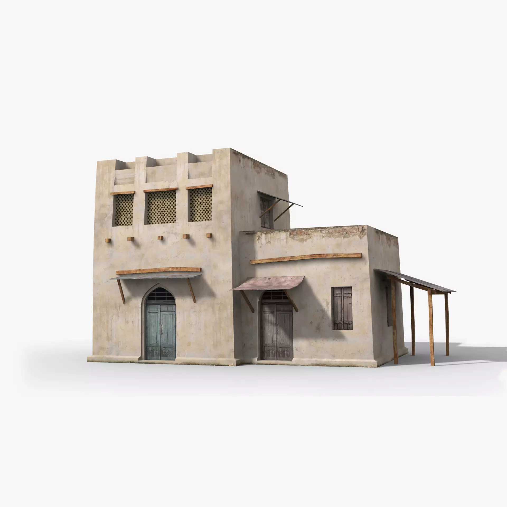 Arab xx1 Low-poly 3D model_0