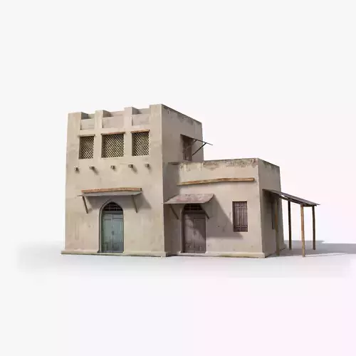 Arab xx1 Low-poly 3D model