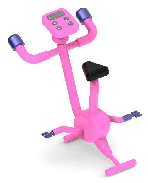 Gym Fitness Bike 3D print model_1