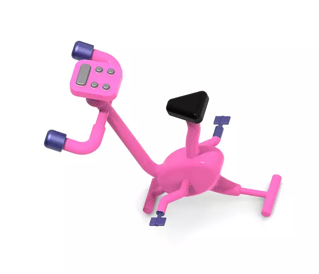 Gym Fitness Bike 3D print model_0