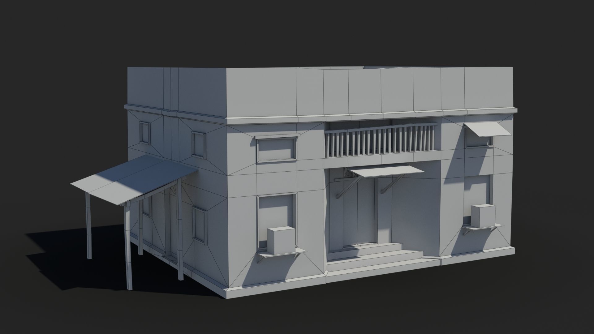 Arab xx2 Low-poly 3D model_8