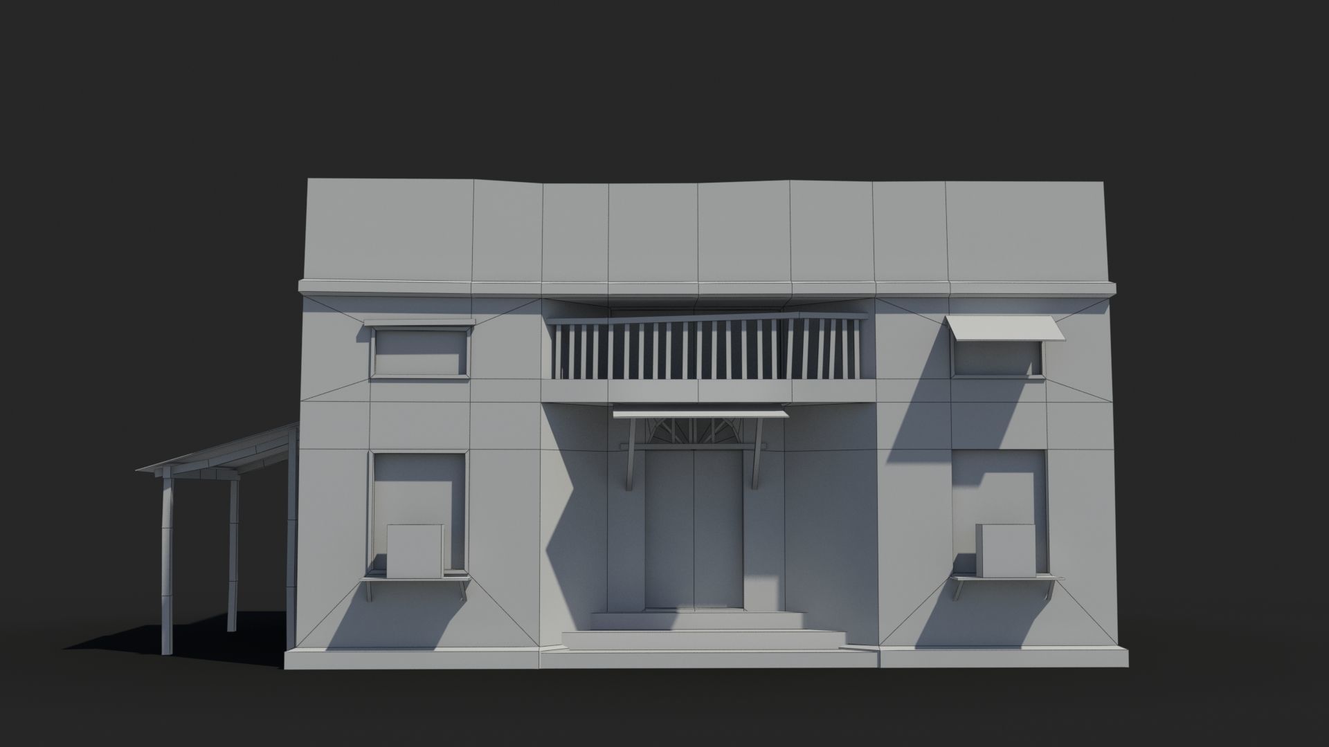 Arab xx2 Low-poly 3D model_6