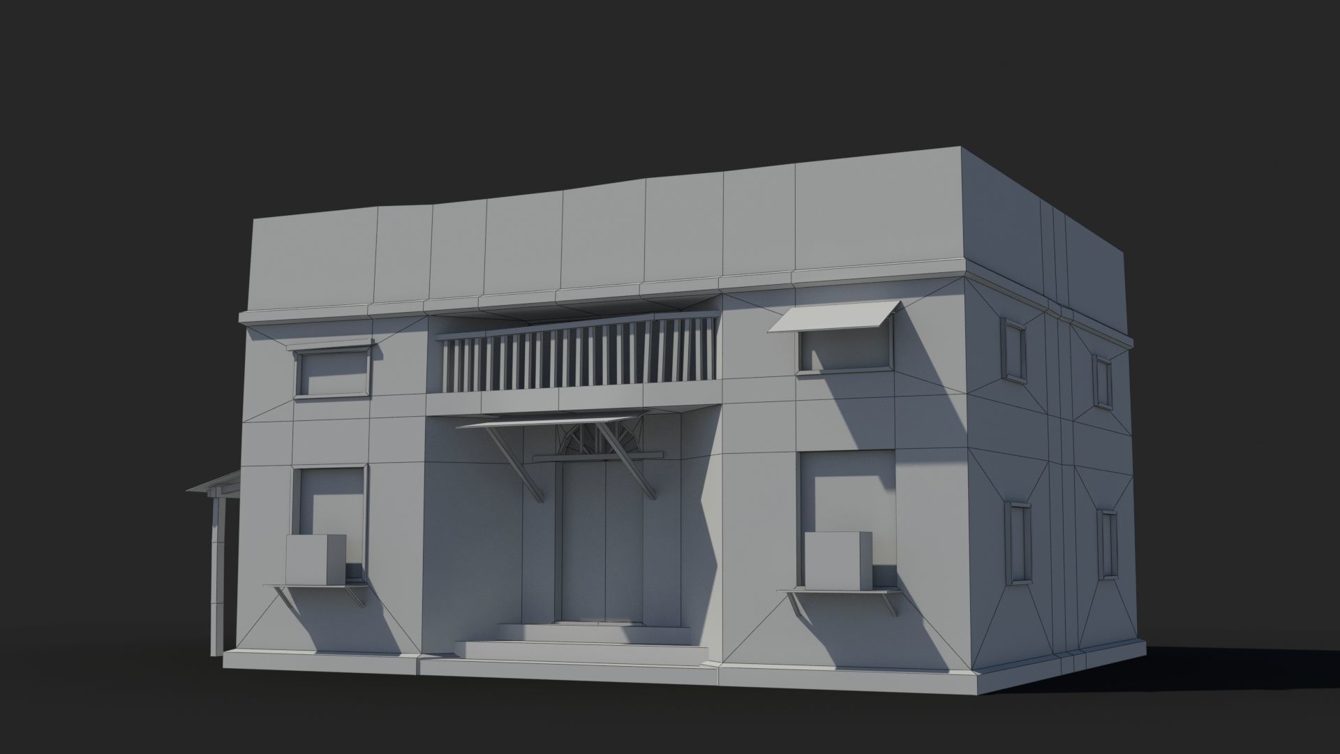 Arab xx2 Low-poly 3D model_7