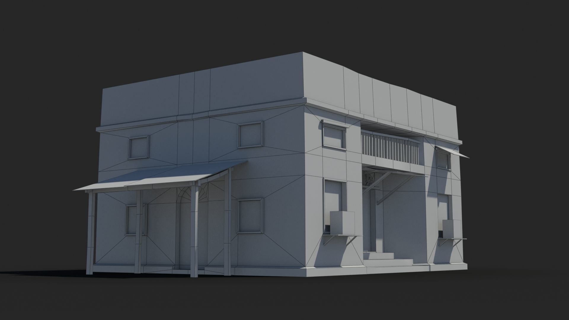 Arab xx2 Low-poly 3D model_9