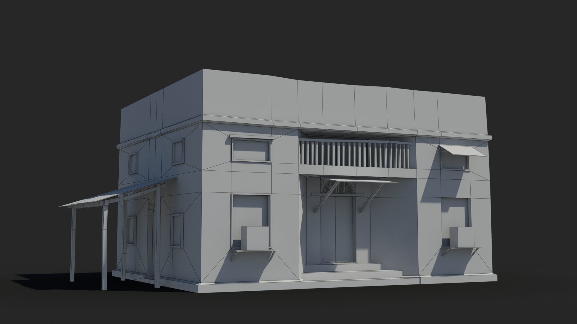 Arab xx2 Low-poly 3D model_5