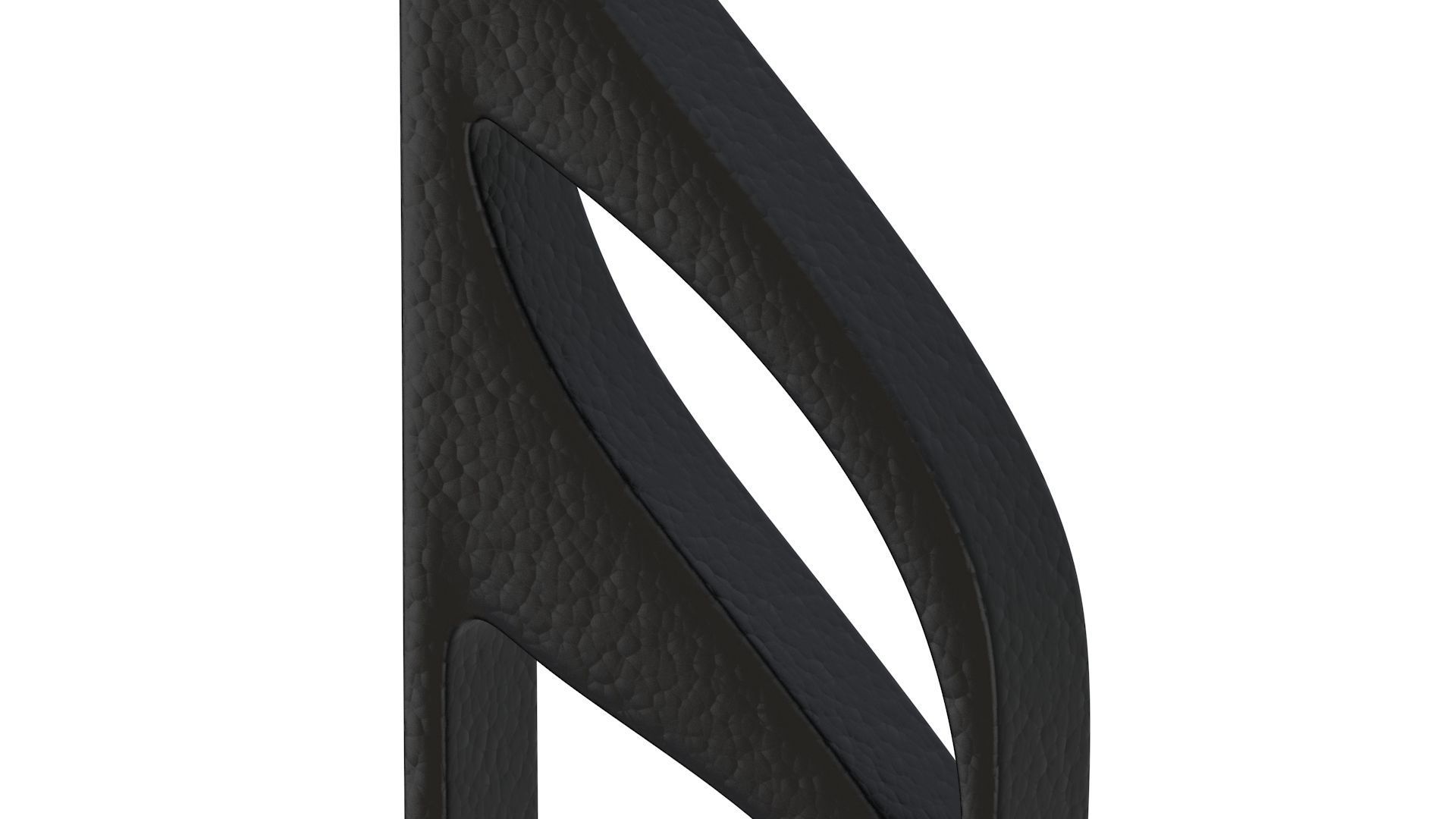 Sixteenth Note Musical Sign 01 3D model_8