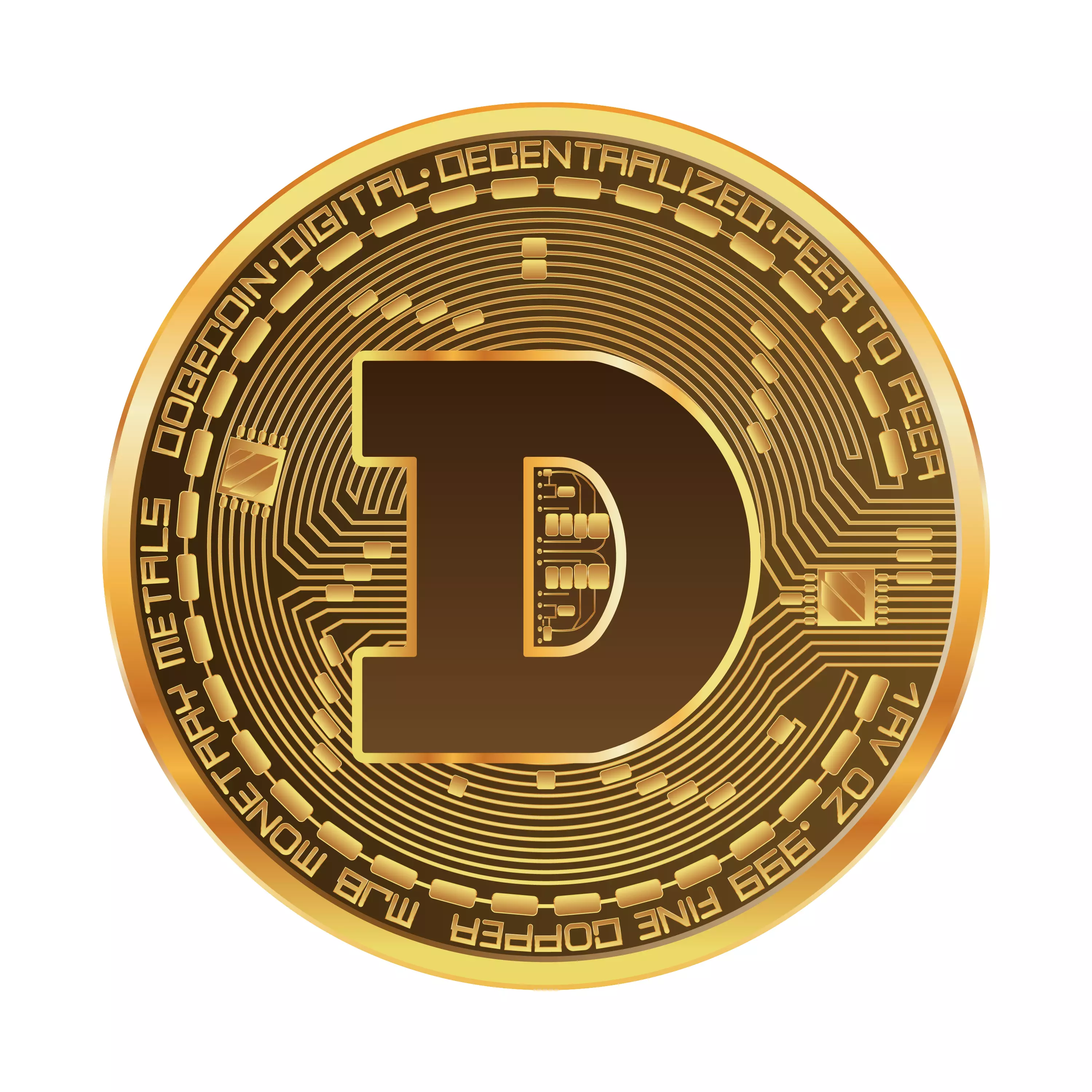 doge coin Free 3D model_0