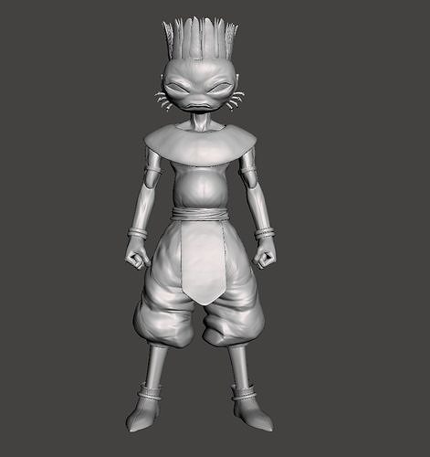 Arak God of Destruction 3D Model 3D print model