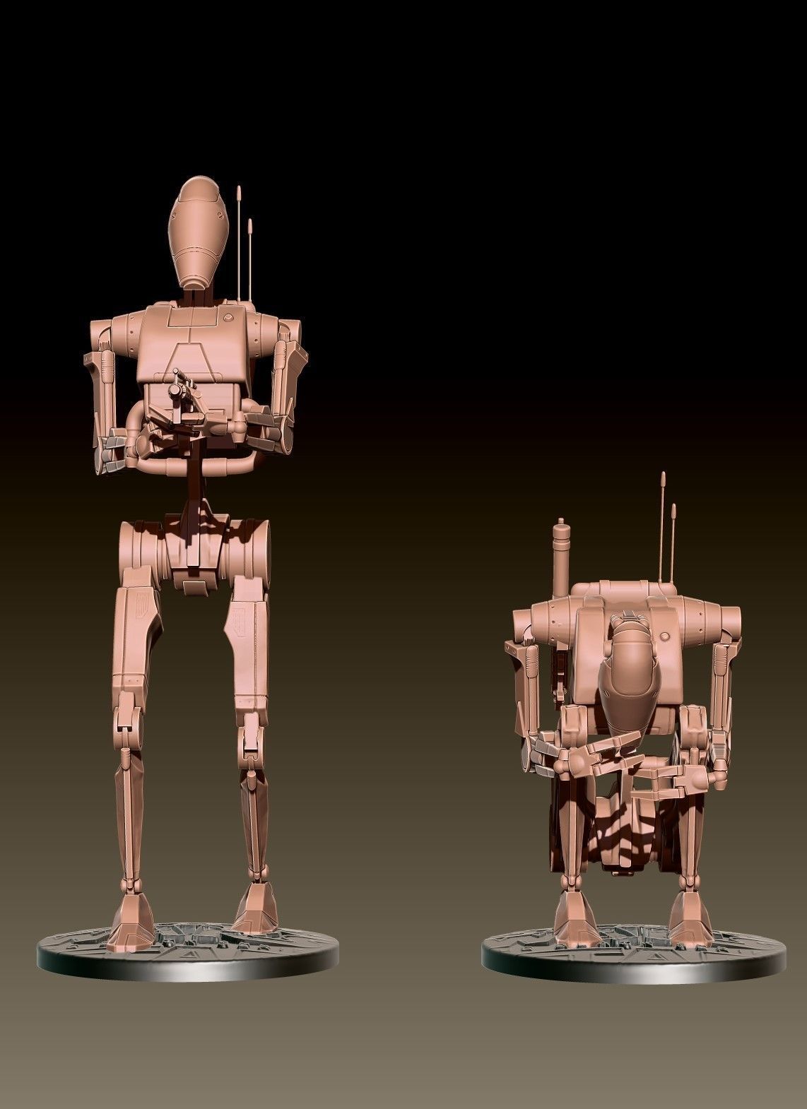 BattleDroid fan art starwars version printable 3D print model_3
