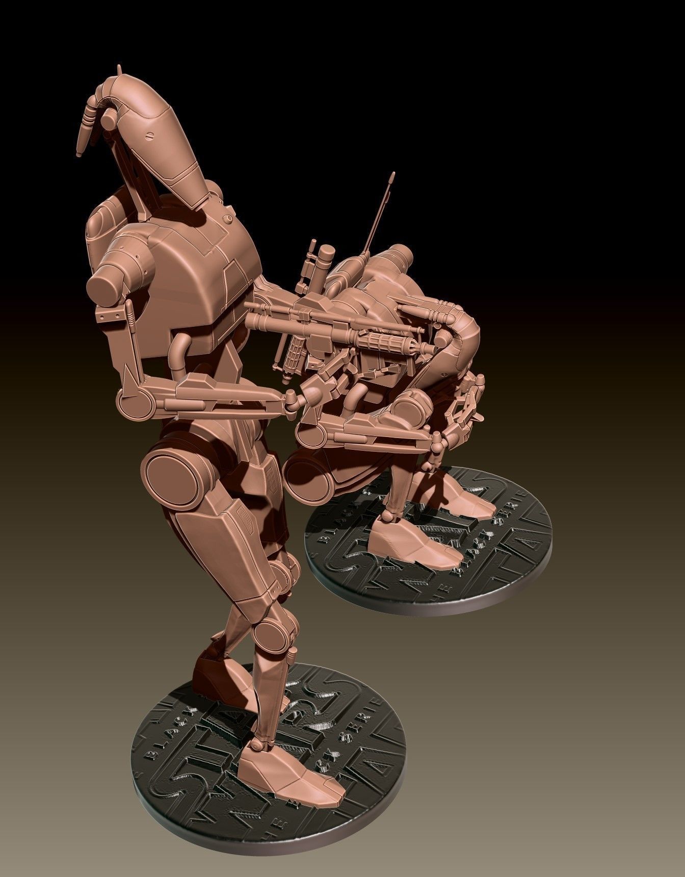 BattleDroid fan art starwars version printable 3D print model_4