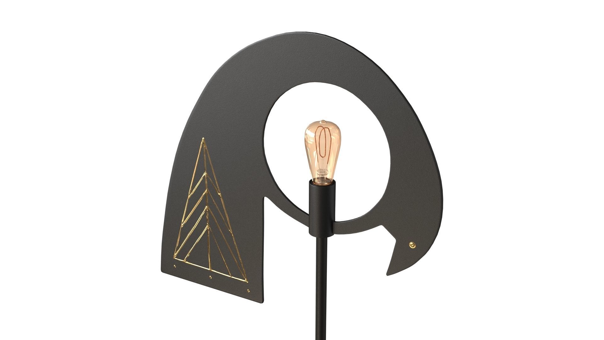 AV Metal Pavoncelle Trio Lamp 3D model_6