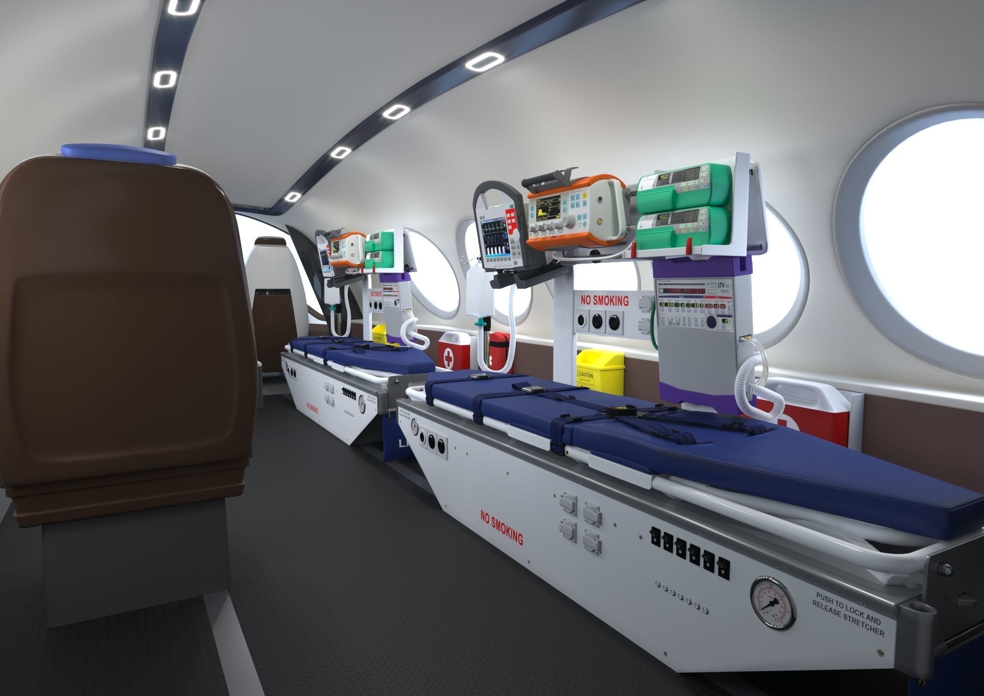 Collection Medical Aircraft  with Interiors _6
