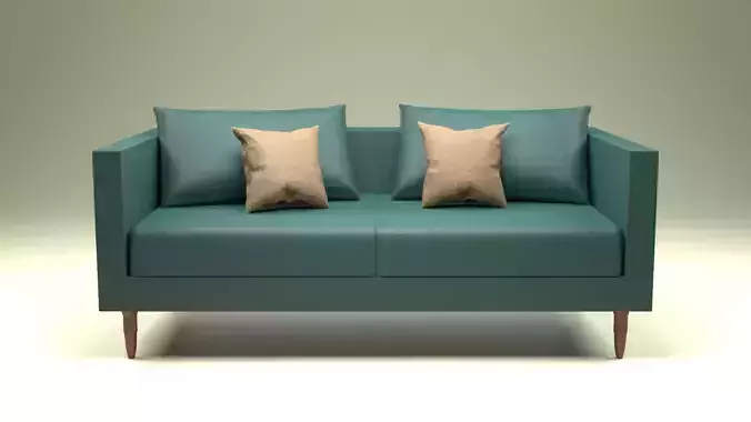 Sofa Set with PBR Textures 2