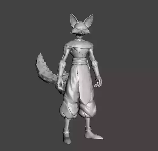 Liquiir God of Destruction 3D Model