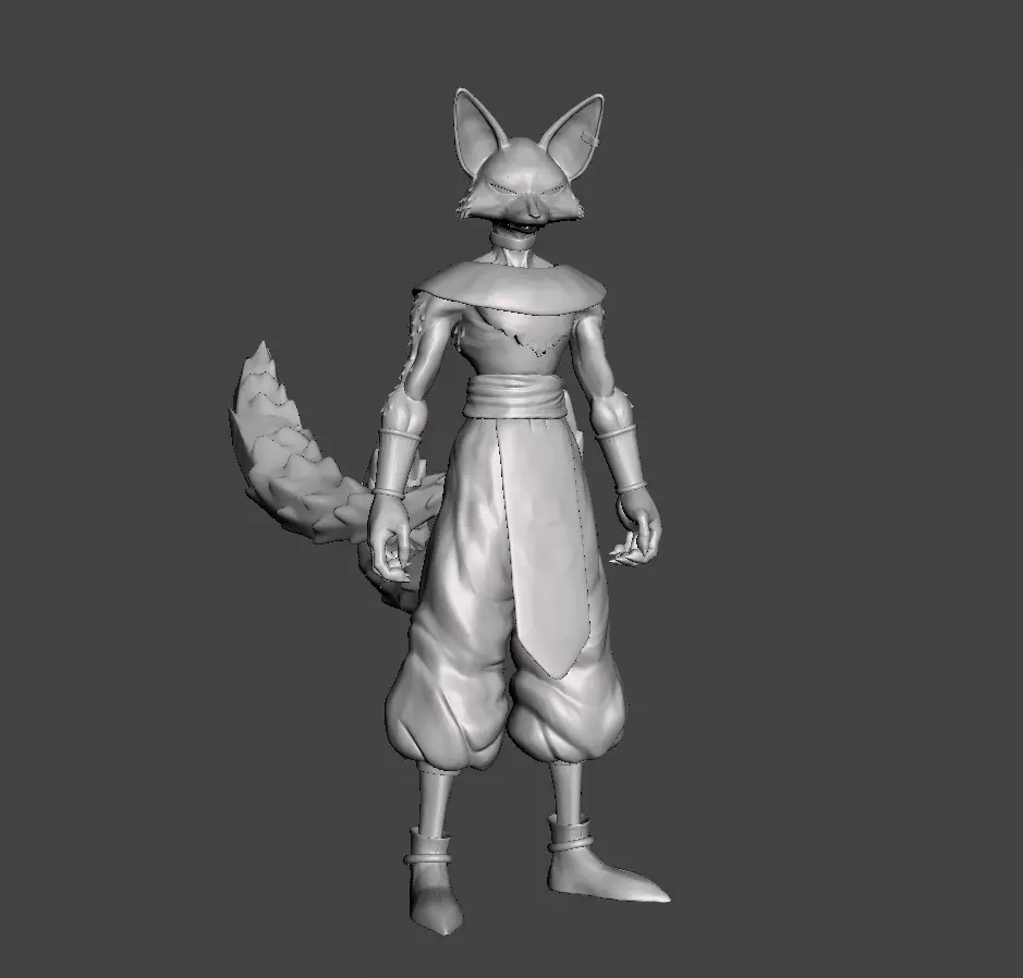 Liquiir God of Destruction 3D Model 3D print model