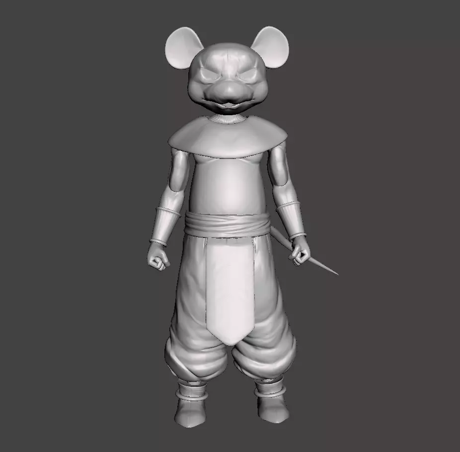 Quitela God of Destruction 3D Model 3D print model