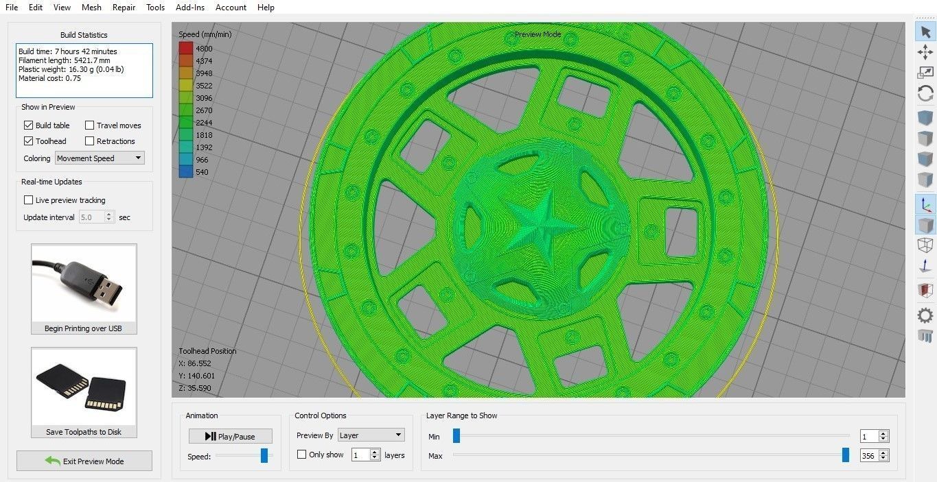 Cast rim XD-XS827 R3 - size 16x7 - Captain America edition 3D model_8