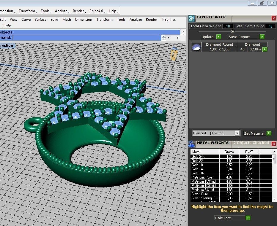 Pendant ready for 3d print 3D print model_4