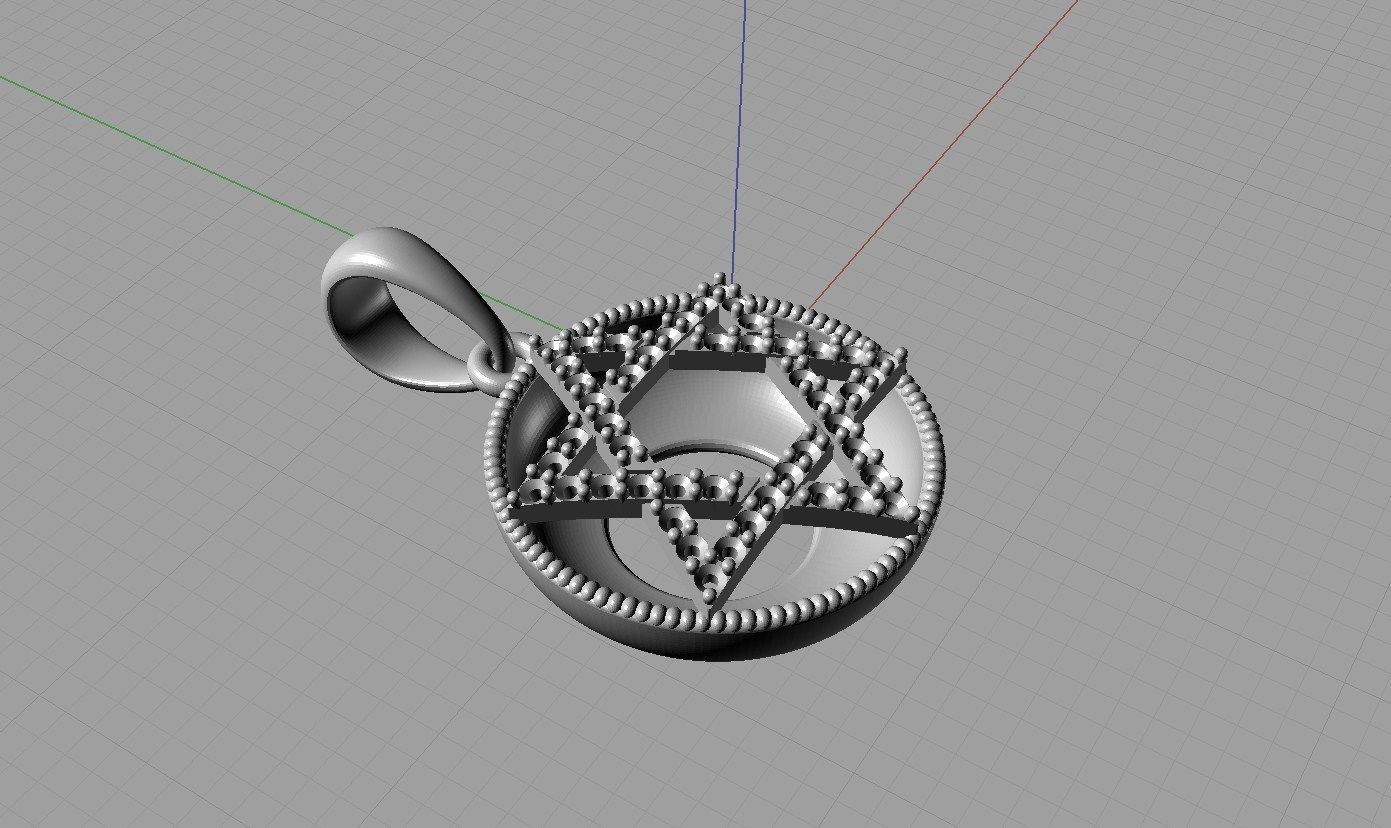 Pendant ready for 3d print 3D print model_9