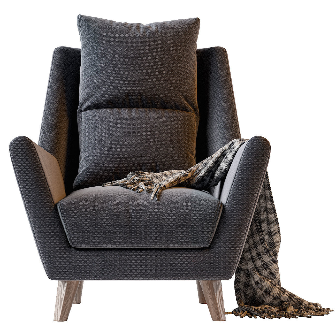 Armchair York 232 3D model_2