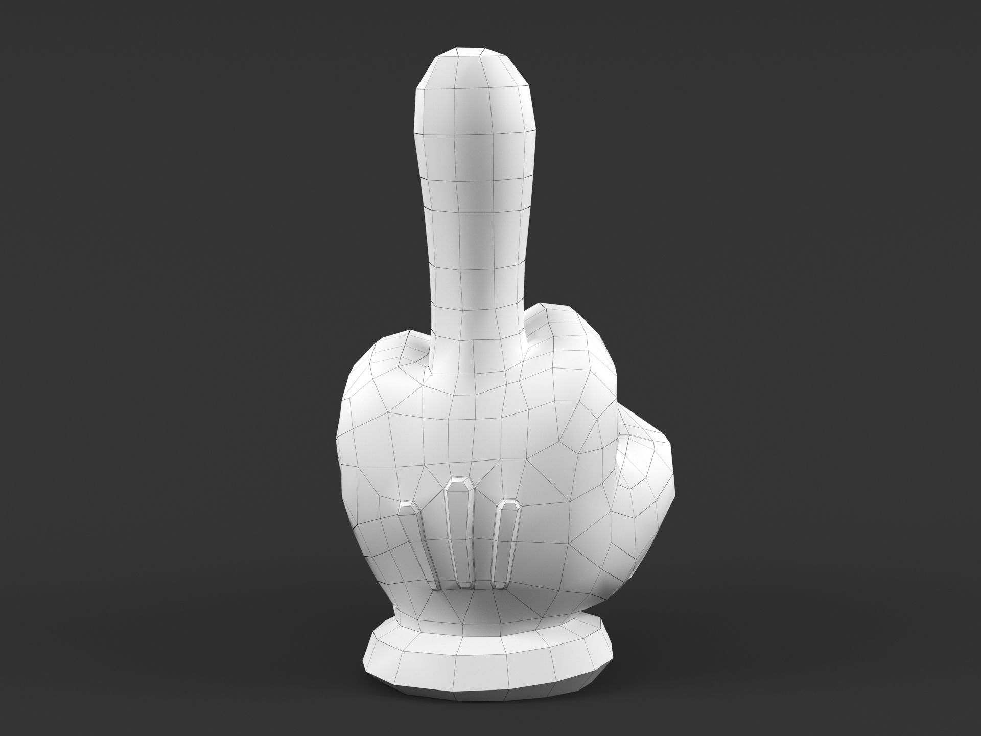 Mickey Hand Fuck V2 3D print model_2