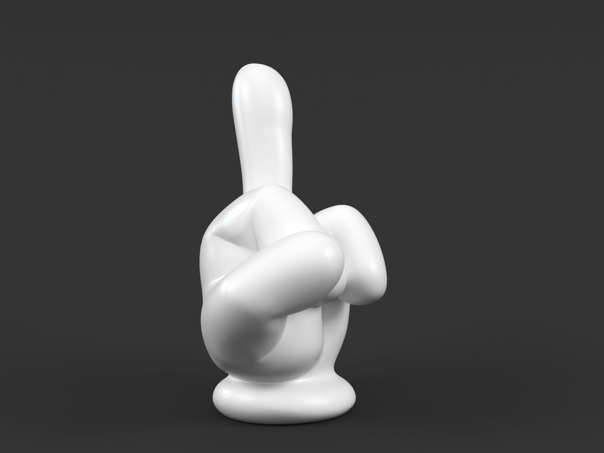 Mickey Hand Fuck V2 3D print model_5