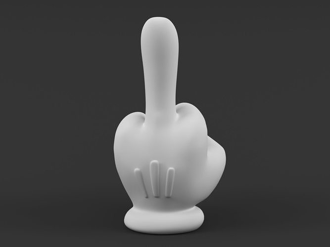 Mickey Hand Fuck V2 3D print model