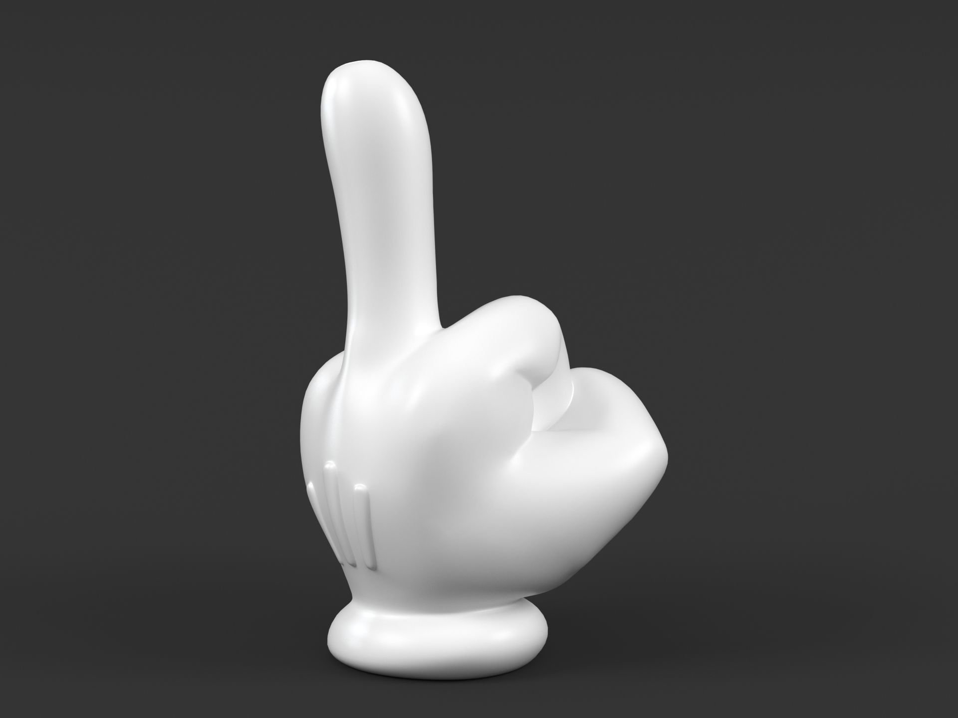 Mickey Hand Fuck V2 3D print model_3