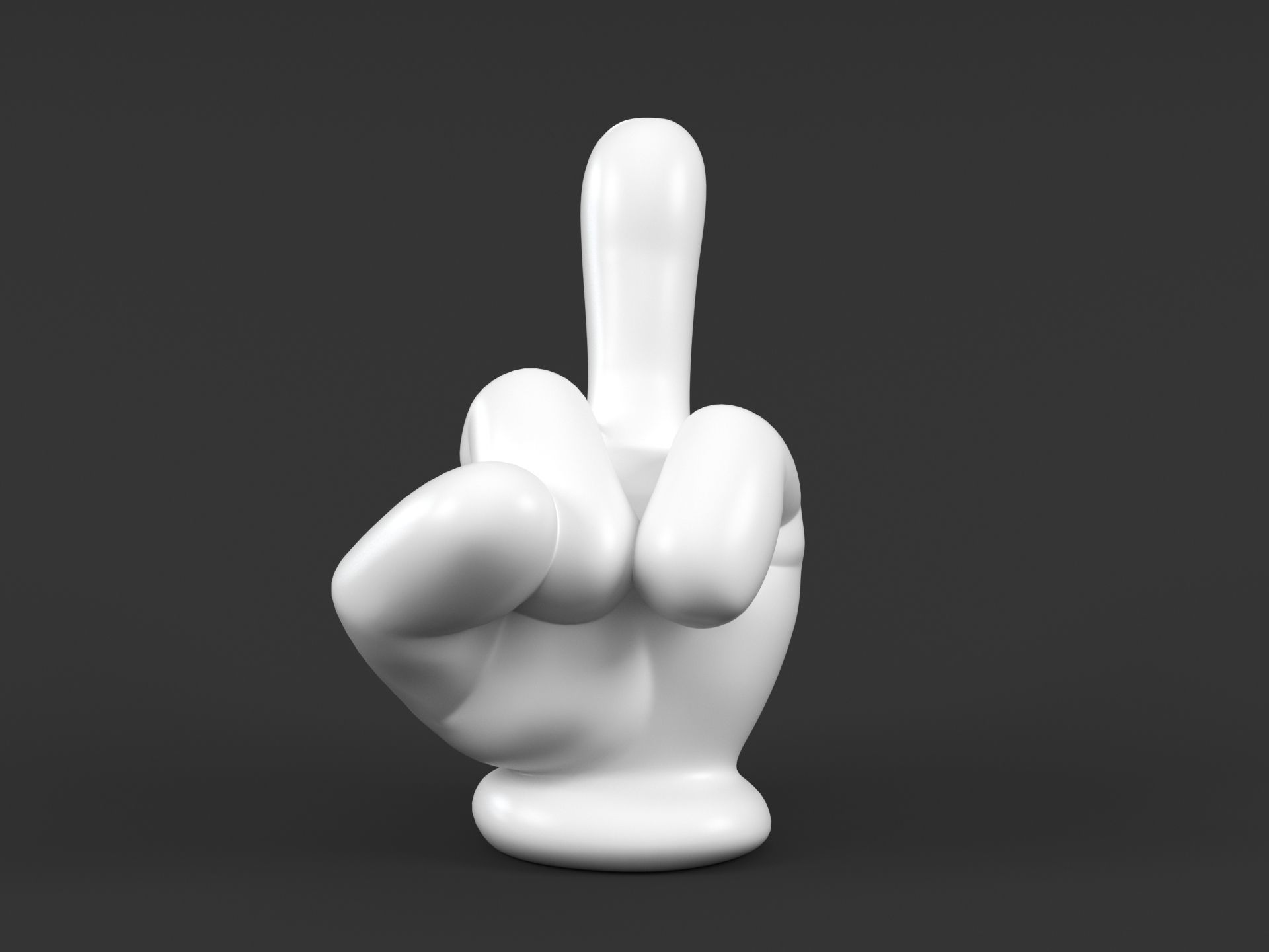 Mickey Hand Fuck V2 3D print model_6