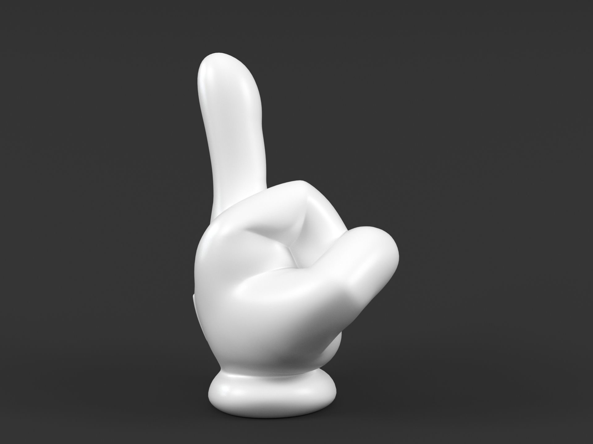Mickey Hand Fuck V2 3D print model_4