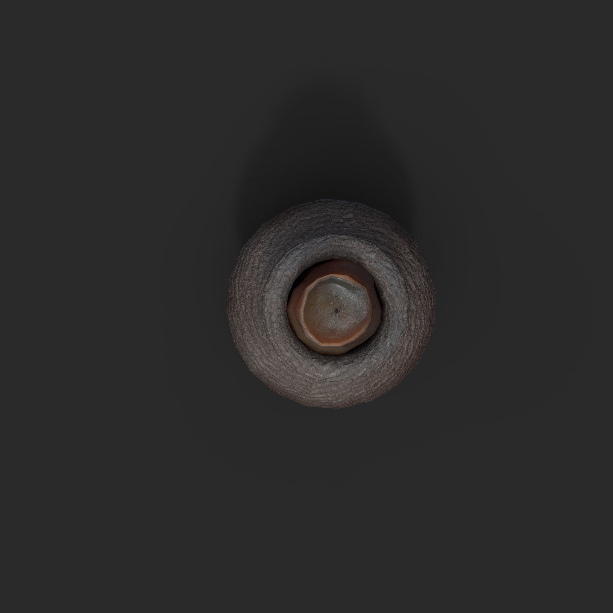 Candle Jar Low-poly 3D model_11