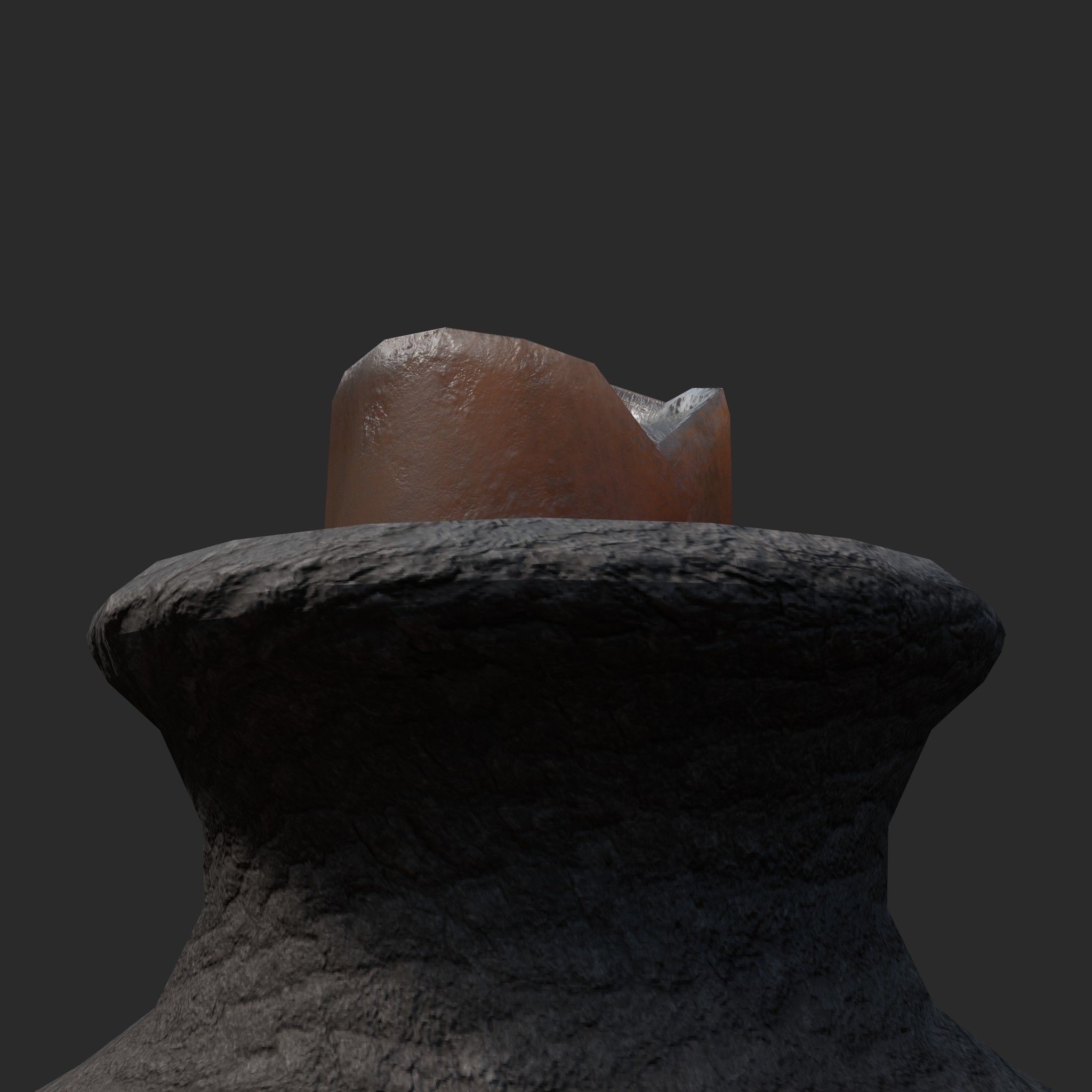 Candle Jar Low-poly 3D model_15