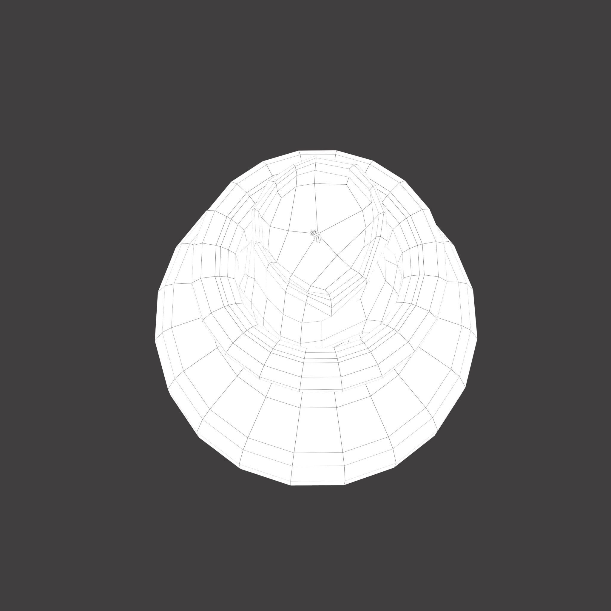 Candle Jar Low-poly 3D model_25