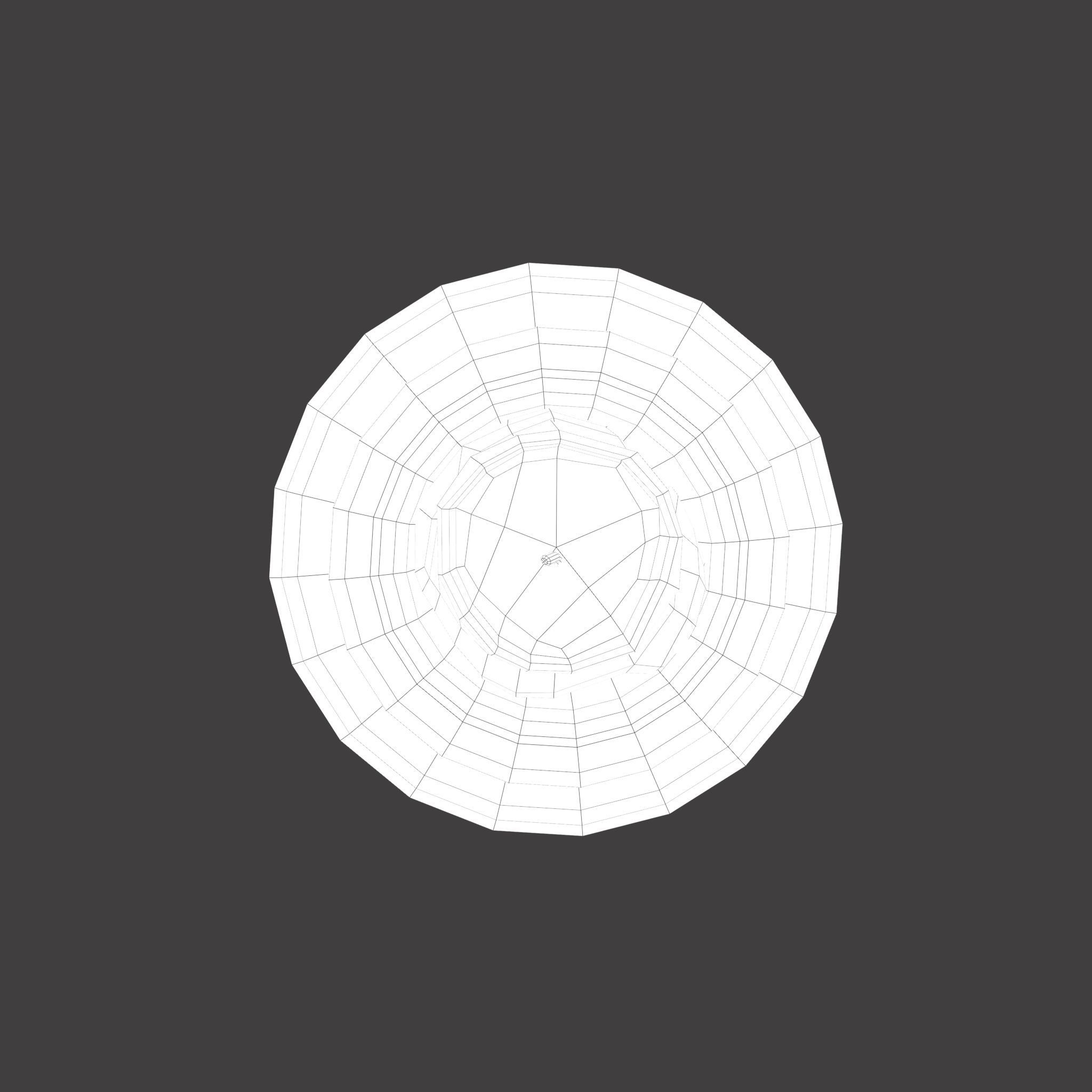 Candle Jar Low-poly 3D model_39