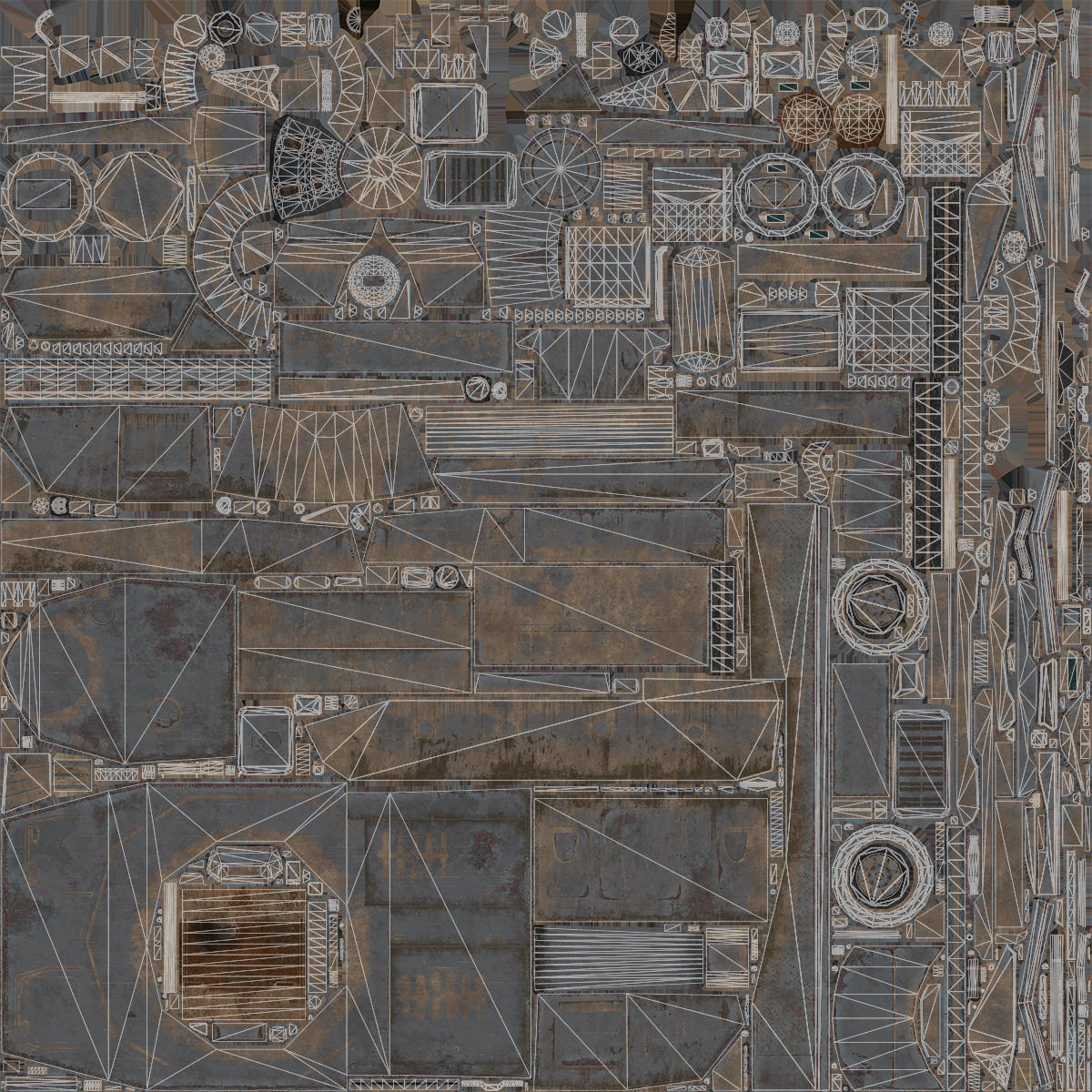 Pz Kpfw IV Tank Low-Poly Low-poly 3D model_12