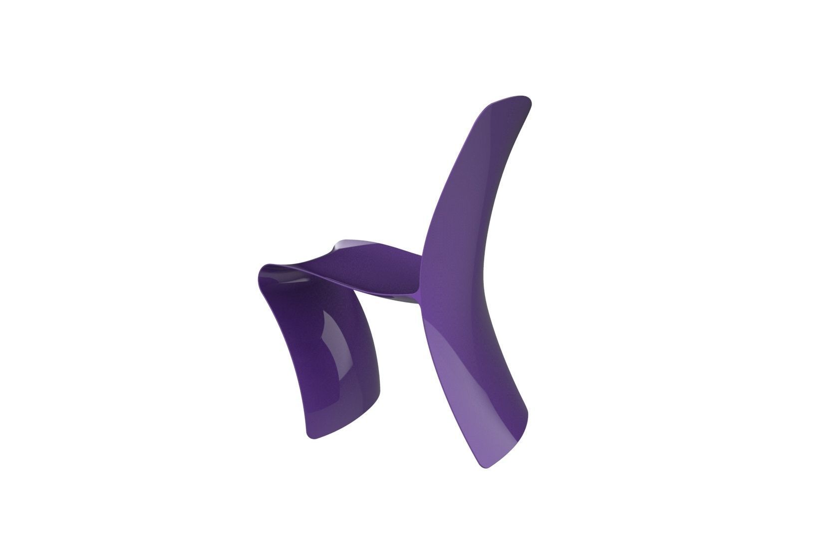 Plastic Chair concept 3D print model_24